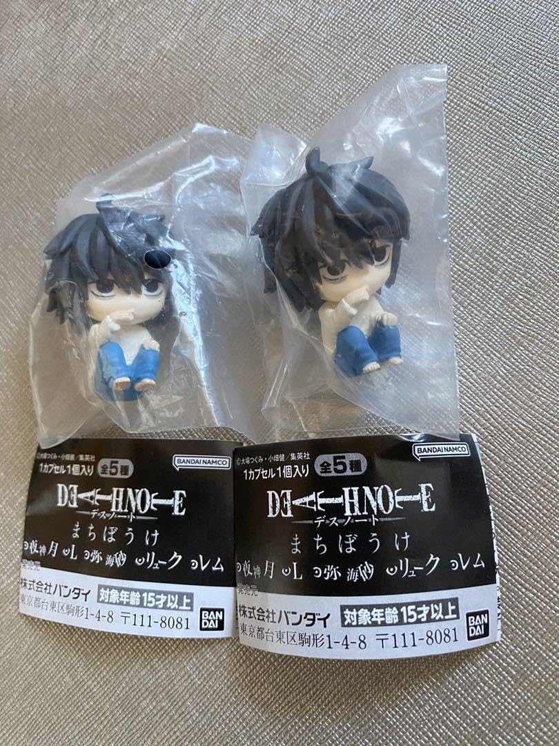 Amazon.co.jp: DEATH NOTE デスノート まちぼうけ L 2体 ガチャガチャ