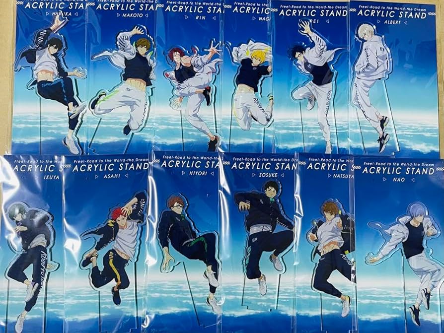 Amazon.co.jp: 劇場版 Free! Road to the World 夢 アクリルスタンド