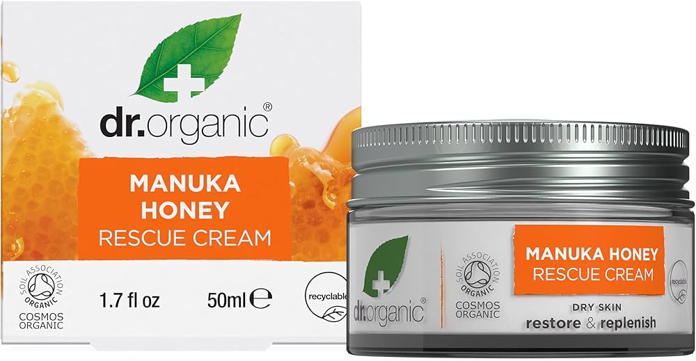 Amazon.com : Dr. Organic Manuka Honey Rescue Cream | Nourishing