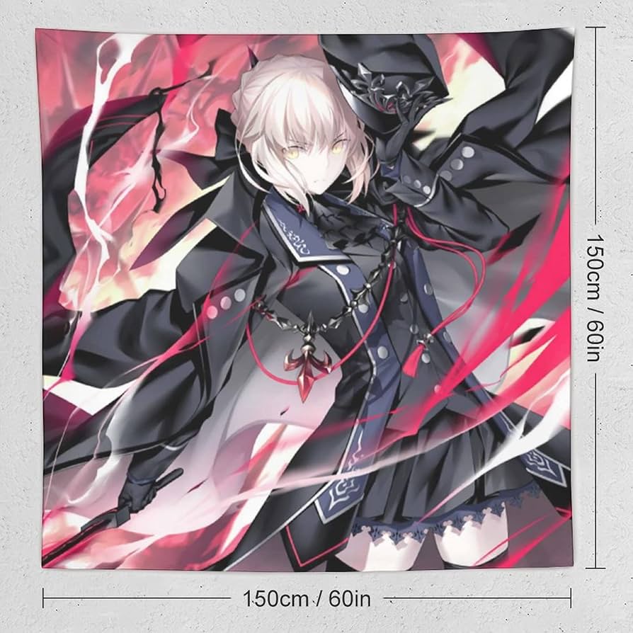 Amazon.co.jp: タペストリー セイバーオルタ Fate FGO ポスター 絵画