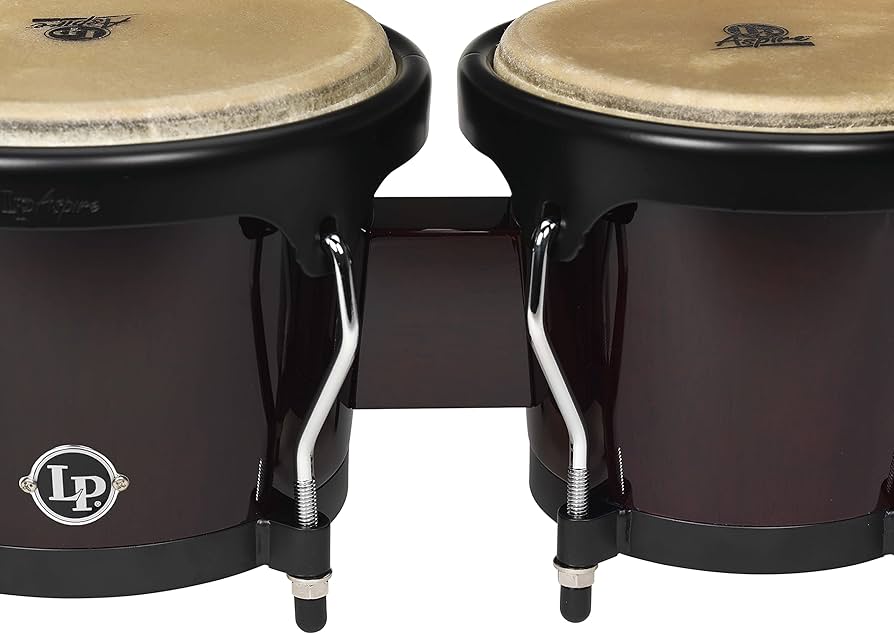 Amazon.com: Lp Lpa601 Aspire Oak Bongos With Black Hardware Dark