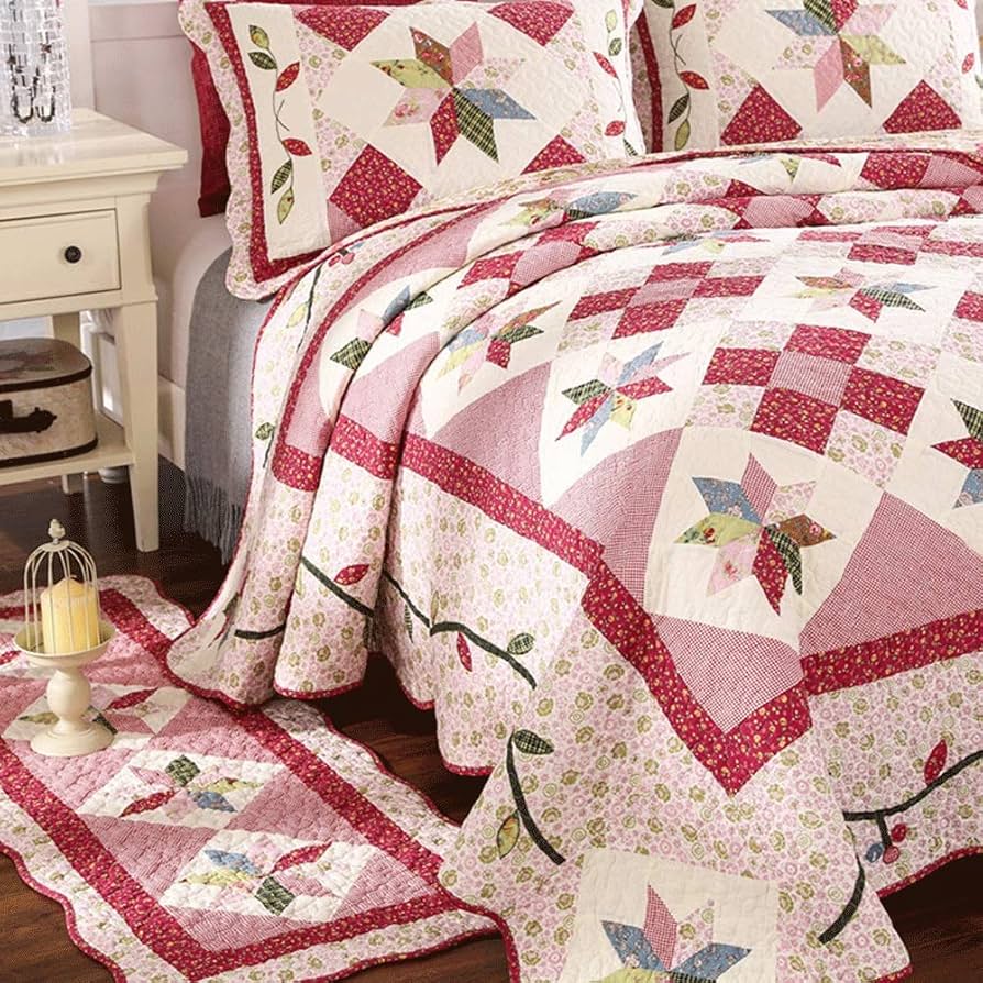 Amazon｜イージーケア布団カバー アメリカンカントリースタイル3ピース