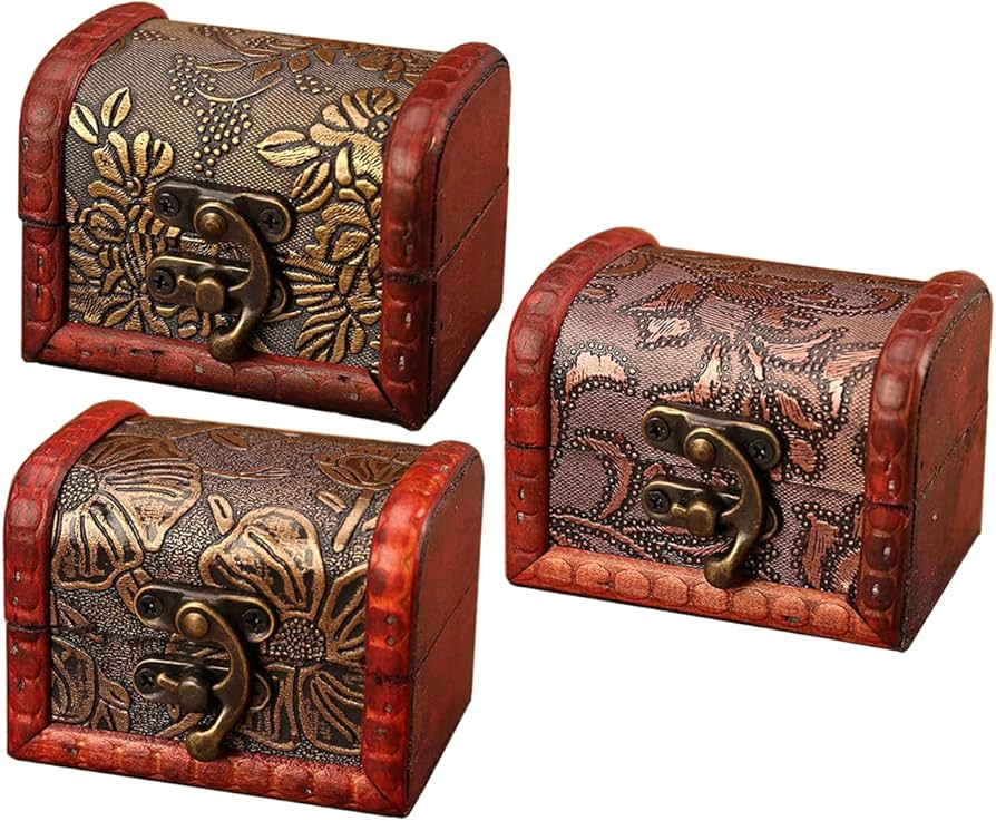 Amazon｜elrinrin アンティーク 風 ボックス 小箱 ミニ 収納 レトロ