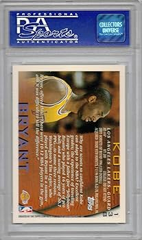 Amazon.com: 1996-97 Topps Basketball #138 Kobe Bryant Rookie Card