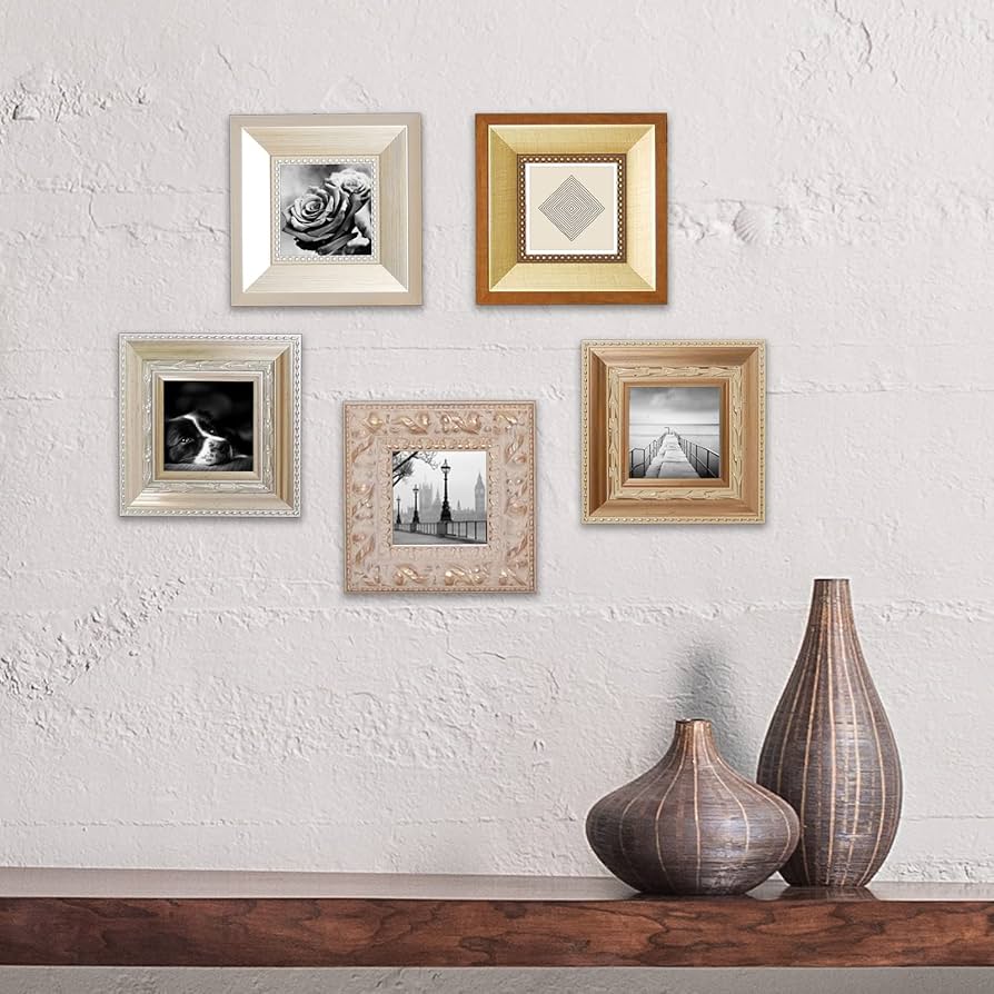 Amazon.co.jp: 小さい ミニ 額縁 額 アンティーク調 アートフレーム