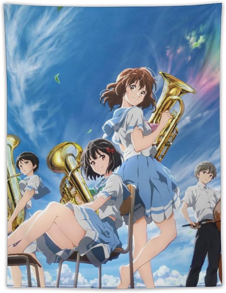Amazon.co.jp: 響け！ユーフォニアム タペストリー 壁掛け 装飾品
