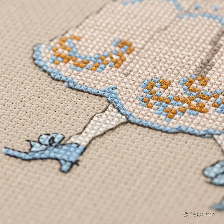 Amazon | くらはしれい クロスステッチキット ワッフル Kurahashi Rei