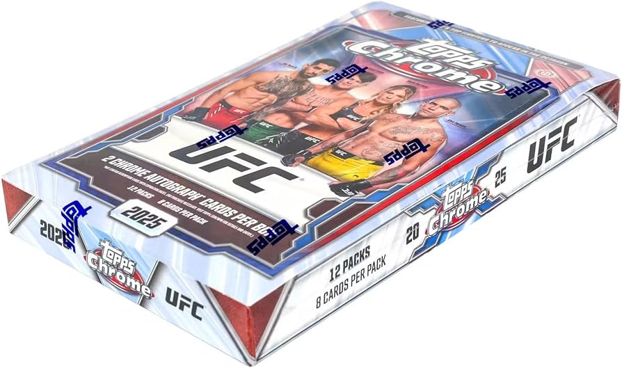 Amazon.co.jp: 2025 Topps クロムUFCホビーボックス : スポーツ