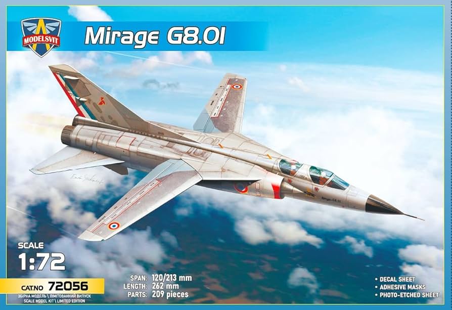 Amazon | モデルズビット 1/72 フランス ダッソー ミラージュ G8.01