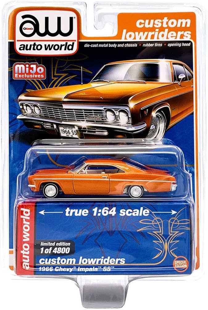 Amazon.co.jp: AutoWorld (オートワールド) Custom Lowriders 1/64