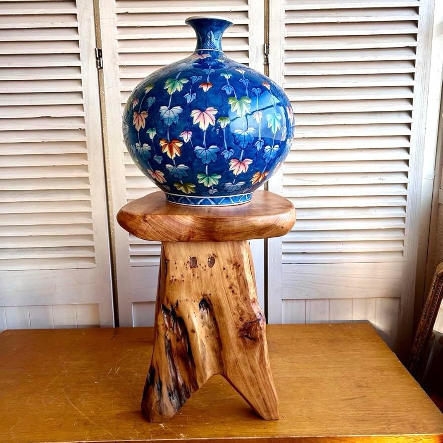 Amazon.co.jp: 有田焼 古許窯 菊水作 花瓶 壺 花入 壷 飾壷 フラワー