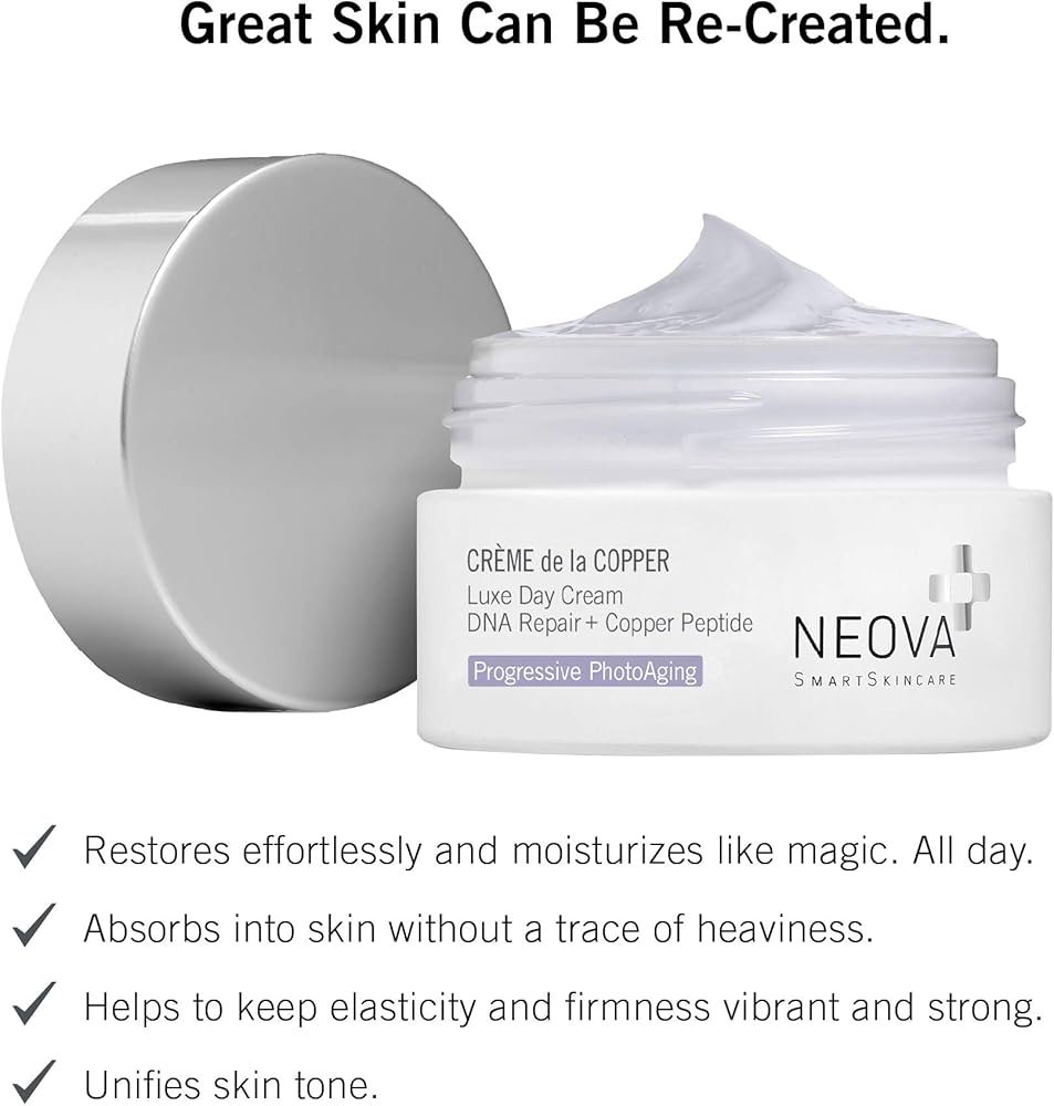 Amazon.com: NEOVA SmartSkincare Creme de la Copper Moisturizing