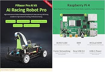 Amazon.com: Waveshare PiRacer Pro AI Kit High Performance AI Robot