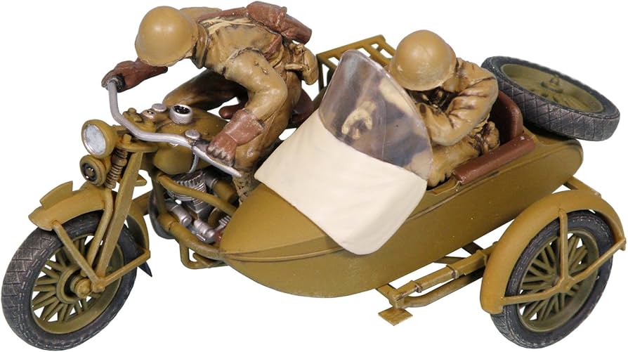 Amazon | ピットロード 1/35 日本陸軍 97式側車付自動二輪車 陸王 G14
