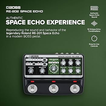 Amazon.com: BOSS RE-202 Space Echo | Tape Echo Delay Reverb