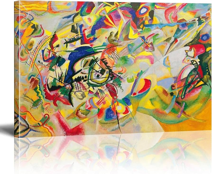 Amazon.com: Wassily Kandinsky Art Composition VII Wall Art for