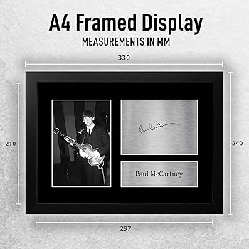 Amazon.co.jp: HWC Trading FR A4 ポール・マッカートニー ザ