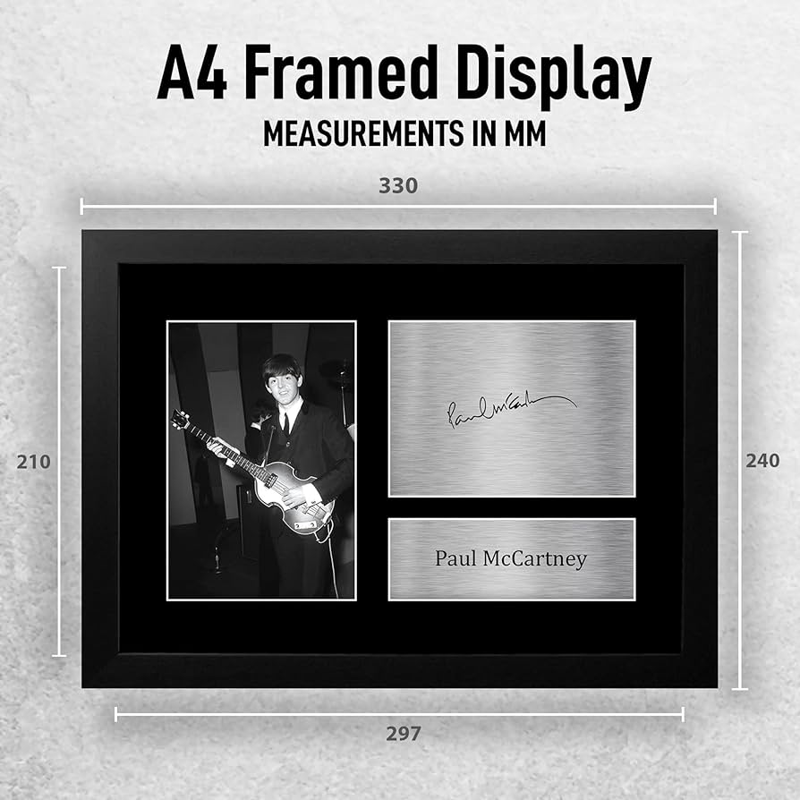 Amazon.co.jp: HWC Trading FR A4 ポール・マッカートニー ザ