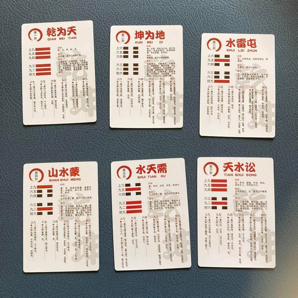 Amazon.co.jp: 「易龍吟周易易経六十四卦カード」カード式易経 五行易