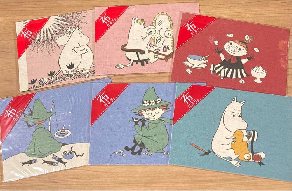 Amazon | ムーミンマグストーリー 布だより 6枚 ムーミン ポストカード