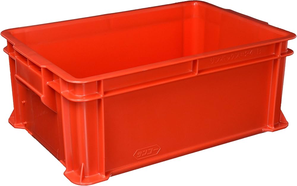 Amazon | サンコー サンボックス＃24B赤 | 物流コンテナ