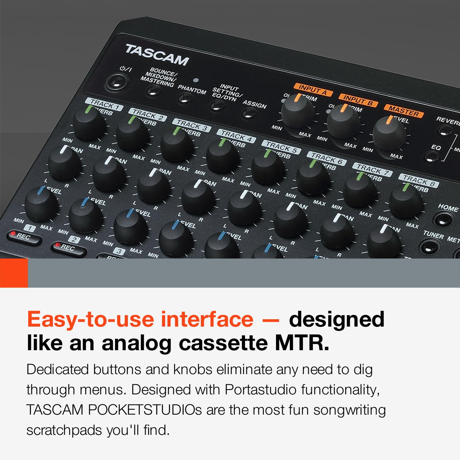 Amazon.com: TASCAM DP-008EX 8-Track Digital Pocketstudio