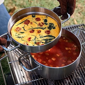 Amazon.co.jp: ビタクラフト クックギア ステンレスダッチオーブンW 8