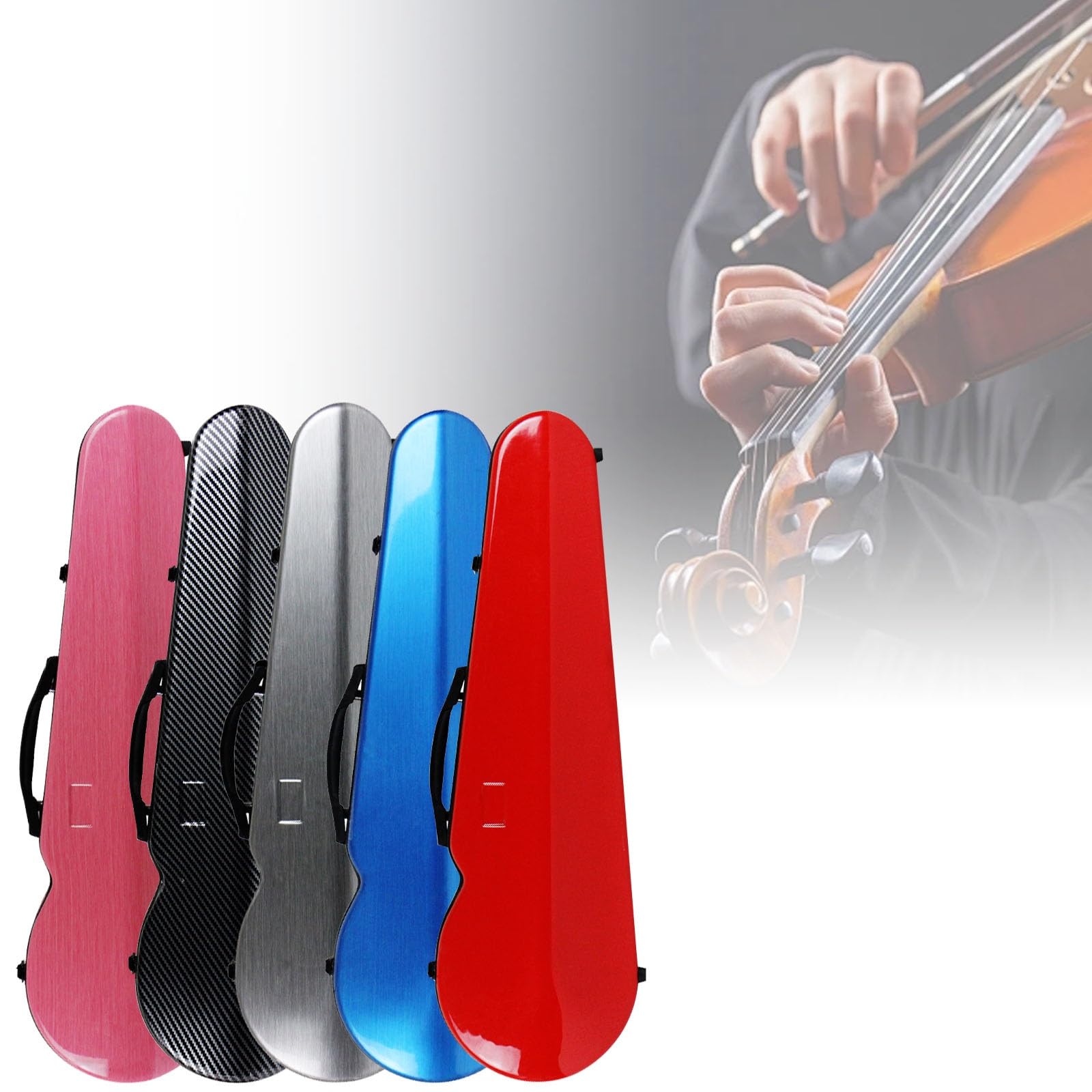 Amazon.co.jp: 4/4 3/4 バイオリンケース、軽量 バイオリンボックス