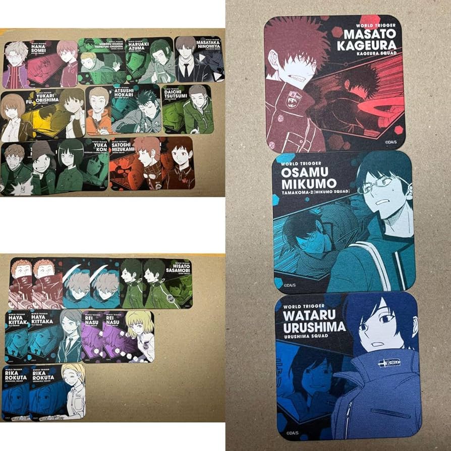 Amazon.co.jp: ワールドトリガー ワートリ アートコースター : ホーム