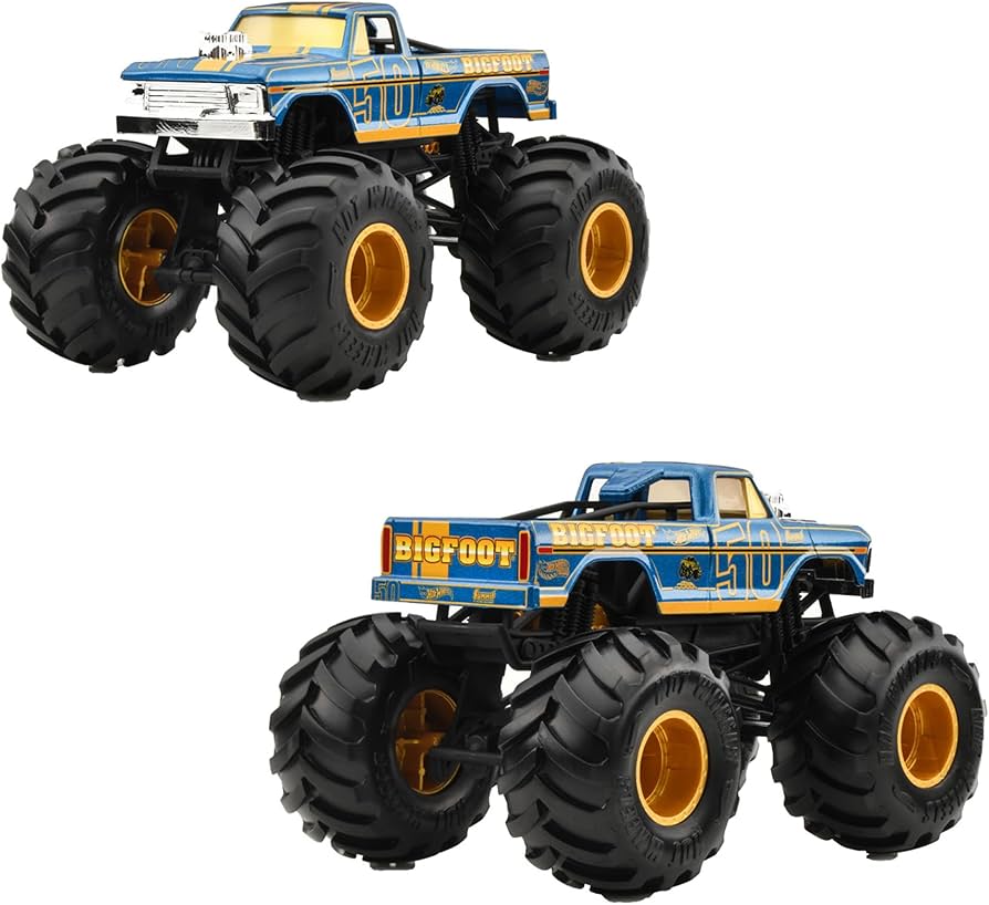 Amazon | ホットウィール(Hot Wheels) モンスタートラック ビッグ