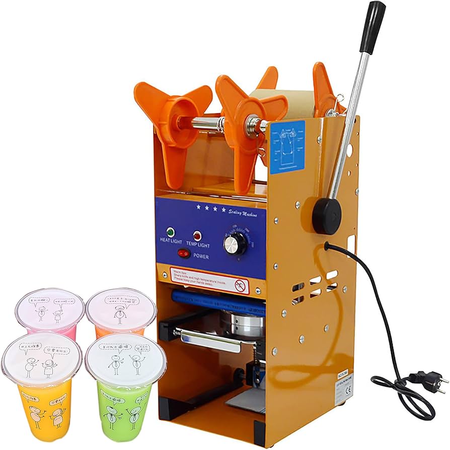 Amazon.co.jp: 業務用手動カップシール機、ミルクティーカップシーラー