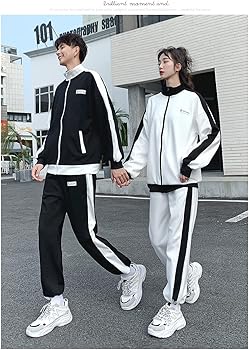 Amazon | [D.IIZOO] 春秋 ペアウェア 2点セット ジャージ 上下