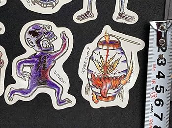 Amazon.co.jp: 当時物 夜光おばけ ちょうちんお化け ガイコツ どろた