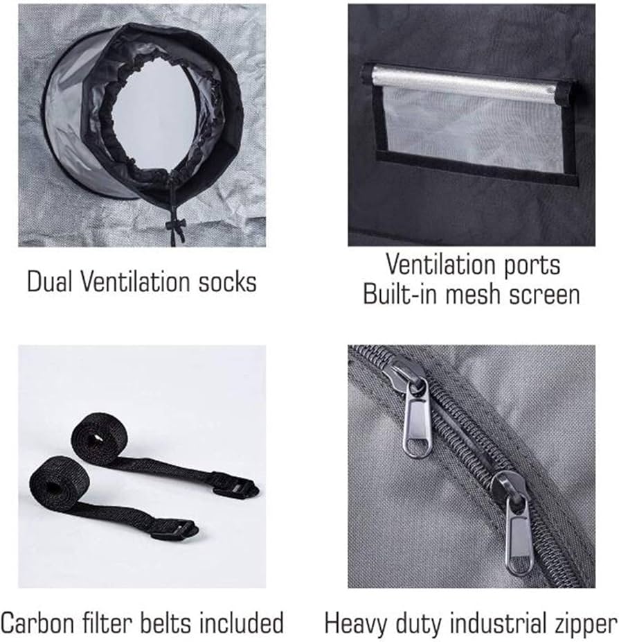 Amazon.co.jp: 植栽テント グロウボックス グロウテント 80*80*160cm