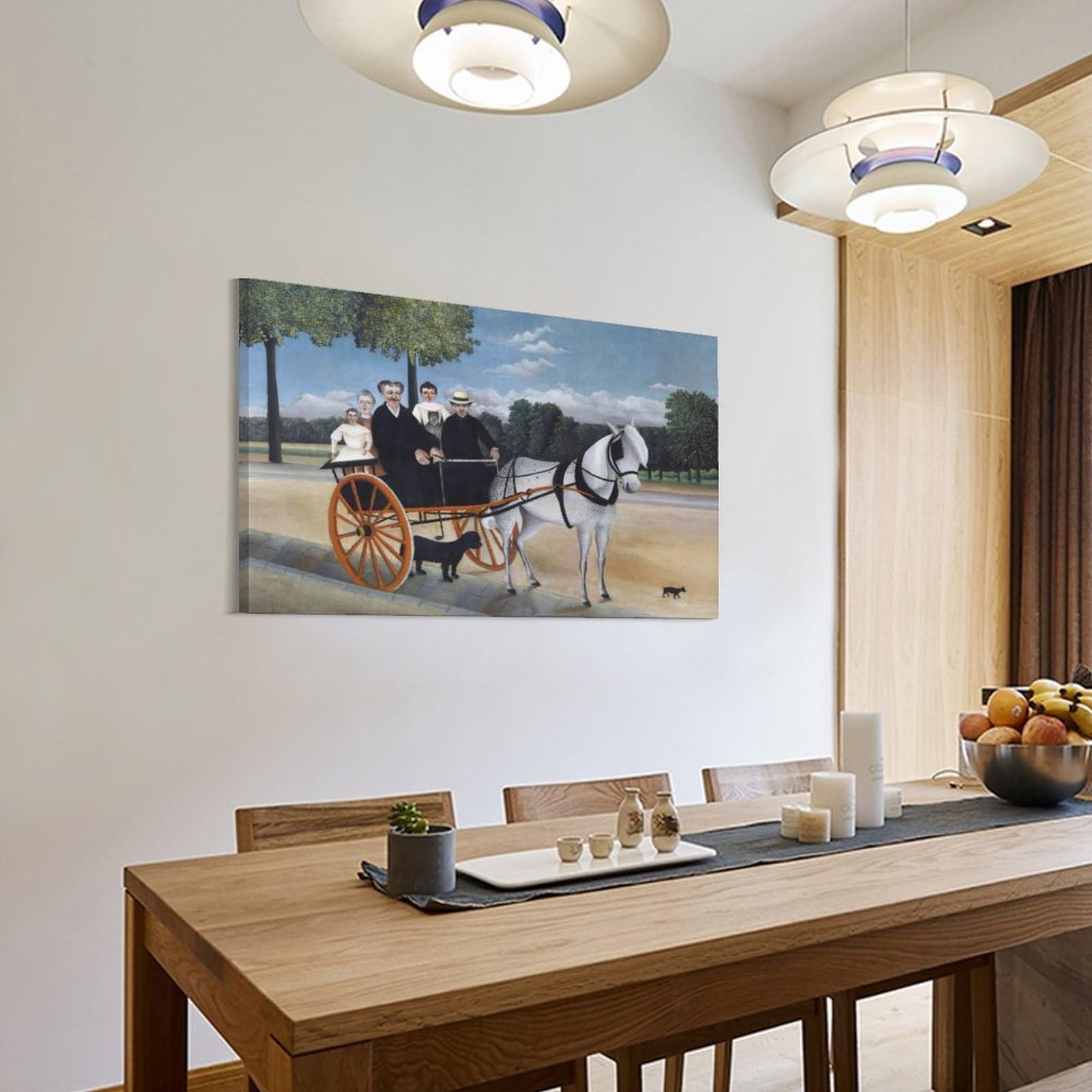 Amazon.co.jp: ジュニエ爺さんの馬車》アンリ・ルソー｜MUSEY