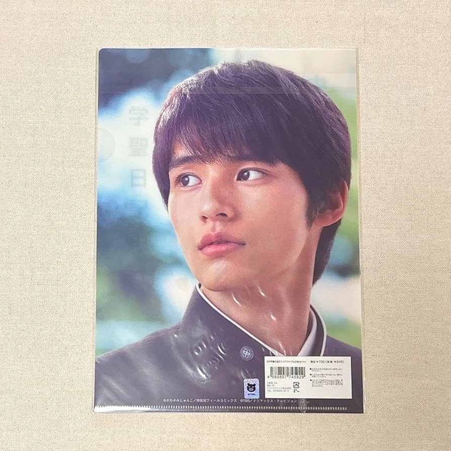 Amazon.co.jp: 中学聖日記 クリアファイル（2枚セット） 岡田健史 水上