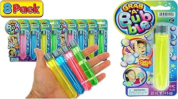 Amazon.com: JA-RU Grab a Bubble-Touchable Mini Bubbles Wand Toy (8