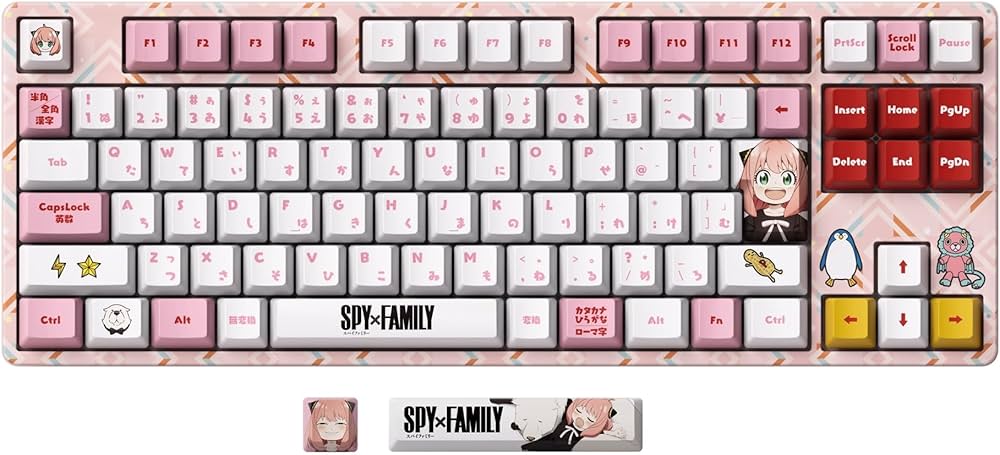 Amazon | 【公式】SPY×FAMILY｜AMICIS ゲーミングキーボード 日本語