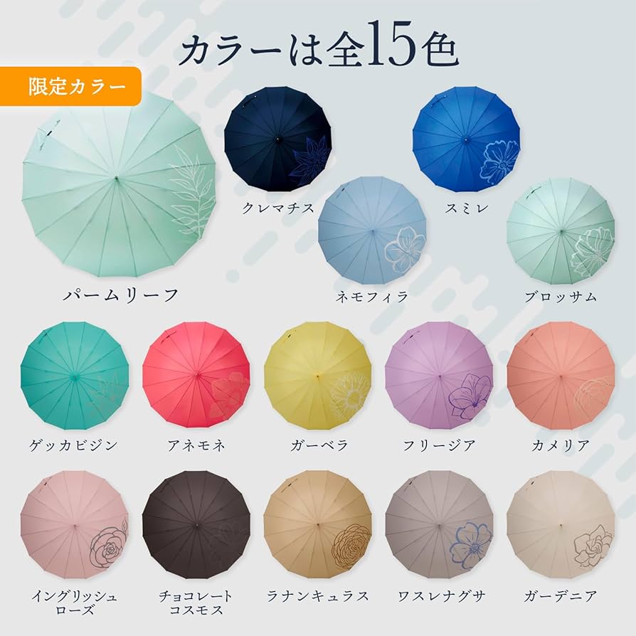 Amazon.co.jp: マブ(mabu) 日傘 傘 日傘兼用雨傘 レディース 58cm