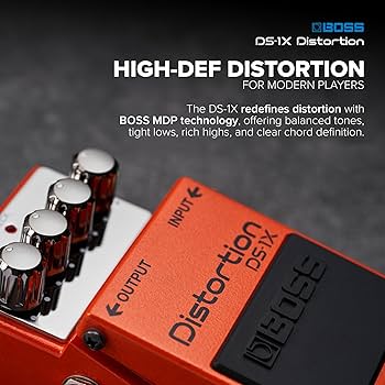 Amazon.com: BOSS DS-1X Distortion | Advanced Guitar Effect Pedal
