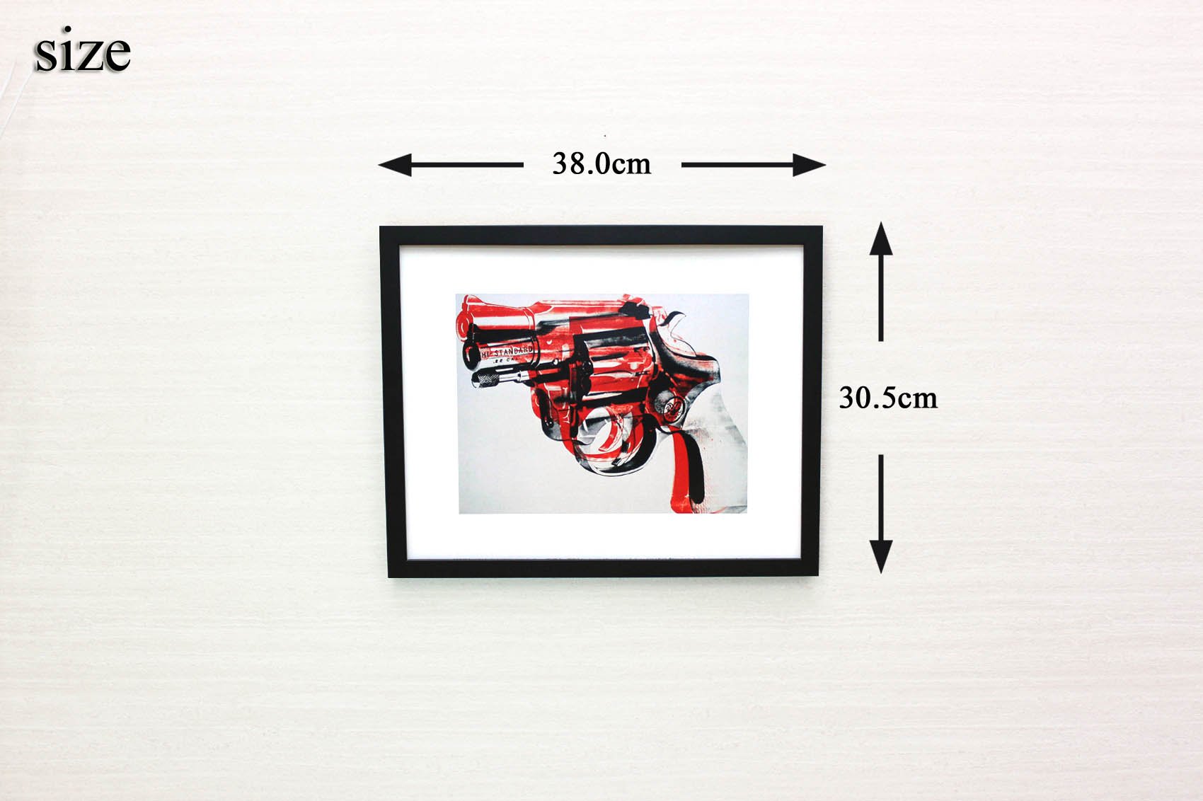 Amazon.co.jp: アートショップ フォームス アンディ ウォーホル「ガン