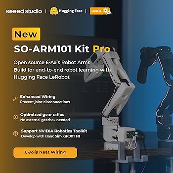 Amazon.com: AI Robotic Arm Kit with Servo Motors – LeRobot SO