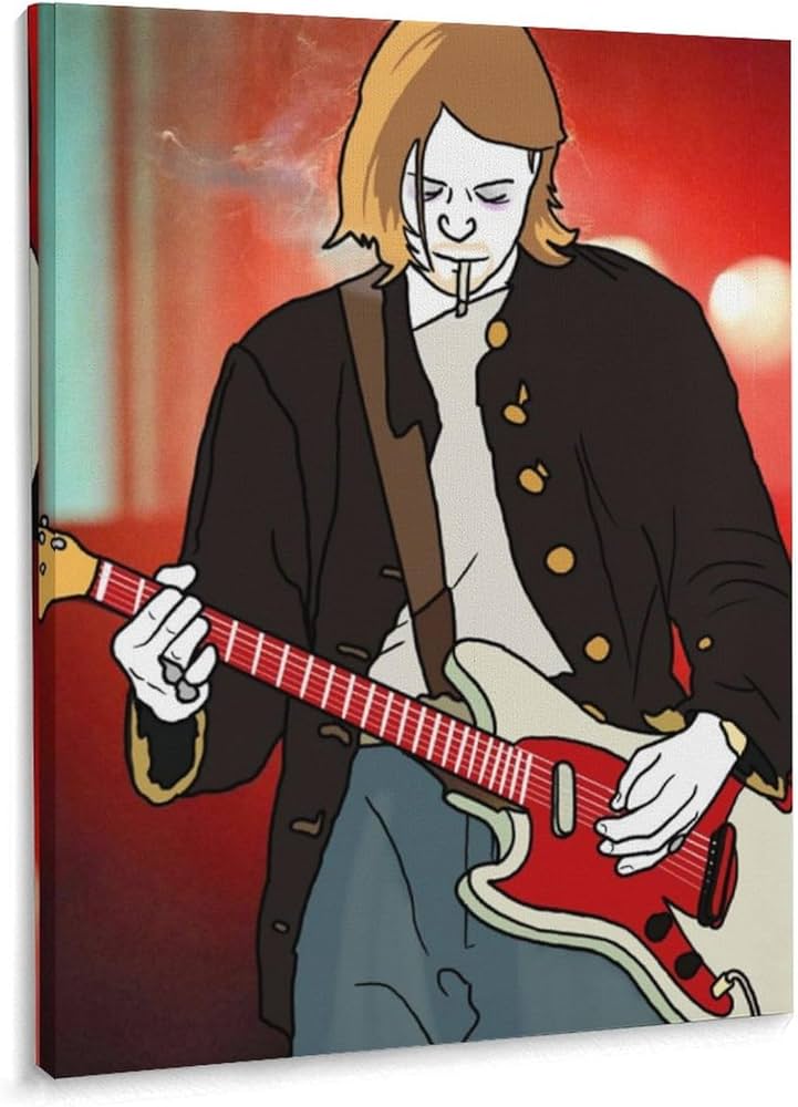Amazon.co.jp: アートパネル Kurt Cobain カート・コバーン アート