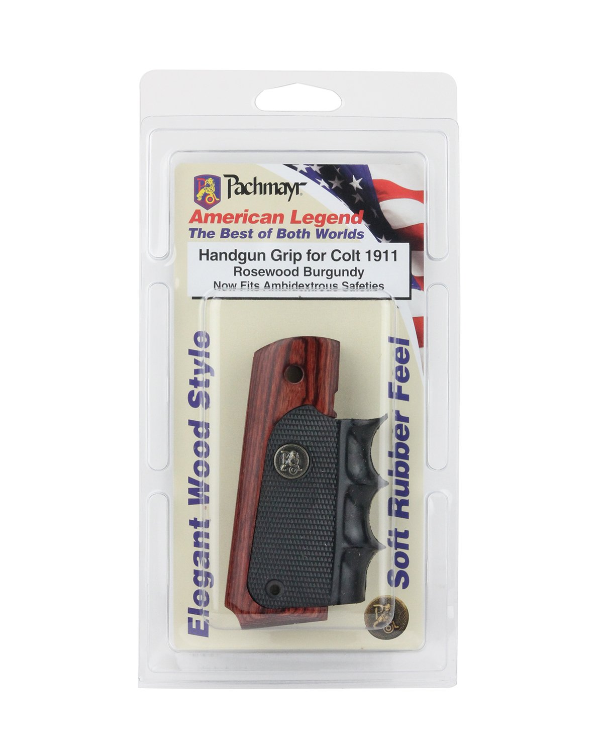 Amazon | パックマイヤー コルトガバメント / M1911用 ウッド&ラバー
