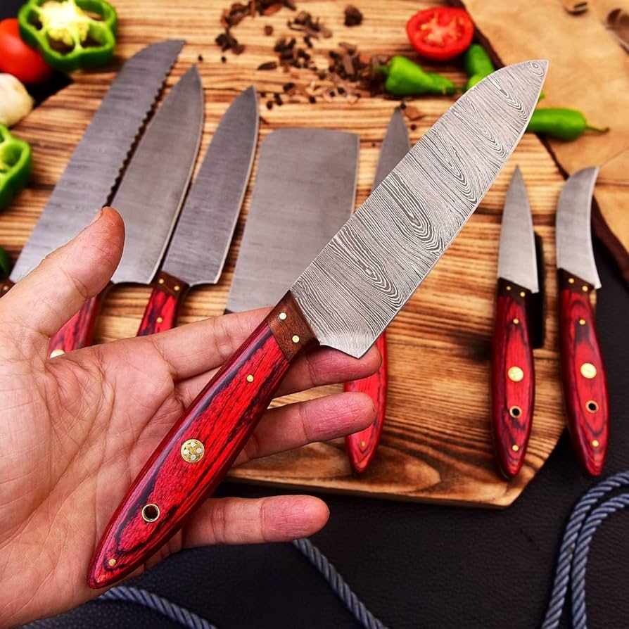 Amazon.com: W Trading-Custom Hand made damascus steel blade