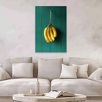 Amazon.com: Canvas Wall Art Prints Picture Bunch fresh bananas