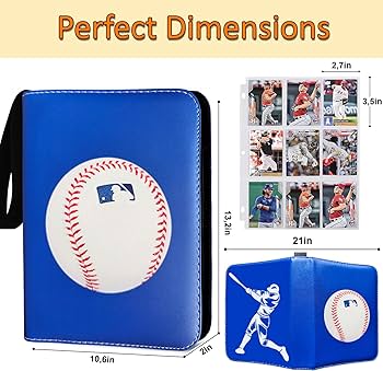 Amazon.co.jp: 野球カードバインダー 900ポケット 50スリーブ 大型野球