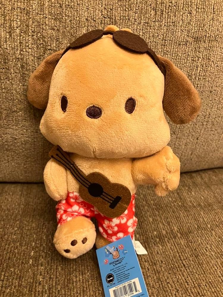 Amazon.co.jp: ハワイ 日焼けポチャッコ ぬいぐるみ : おもちゃ