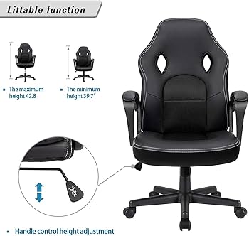Amazon.com: Furmax Gaming Chair Office Chair Leather Computer Desk