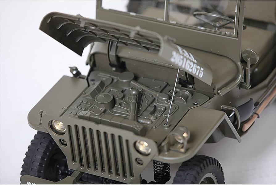 Amazon.com: Rochobby FMS 1/6 1941 MB Scaler RC mini Jeep RC Truck